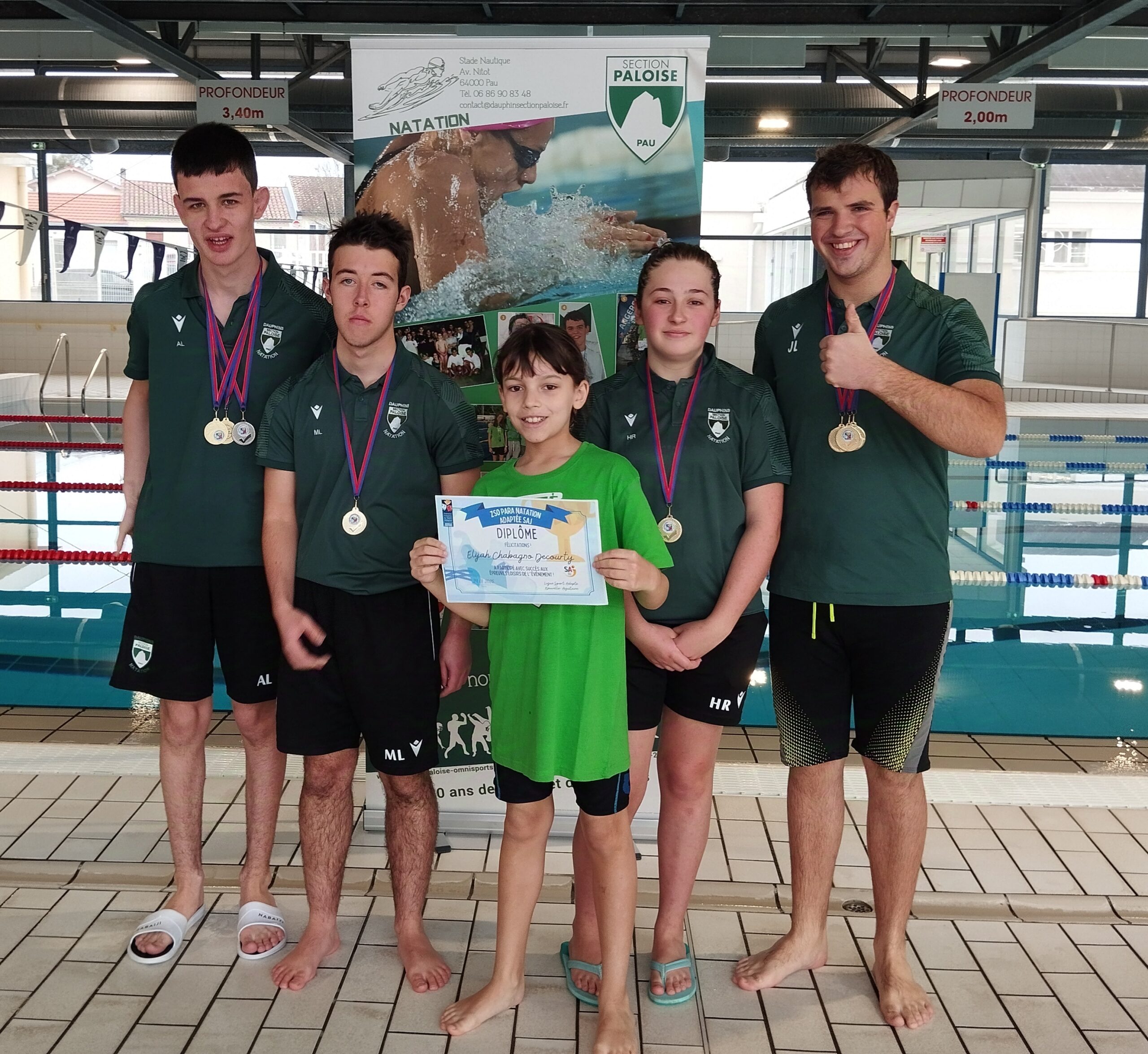 CHAMPIONNAT ZONE SUD-OUEST PARA NATATION ADAPTÉE SAJ